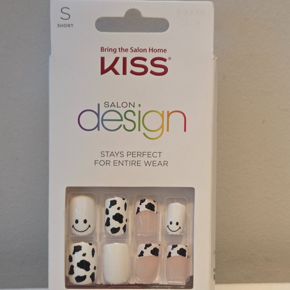 Kiss: Salon Design Cow Print Nails
